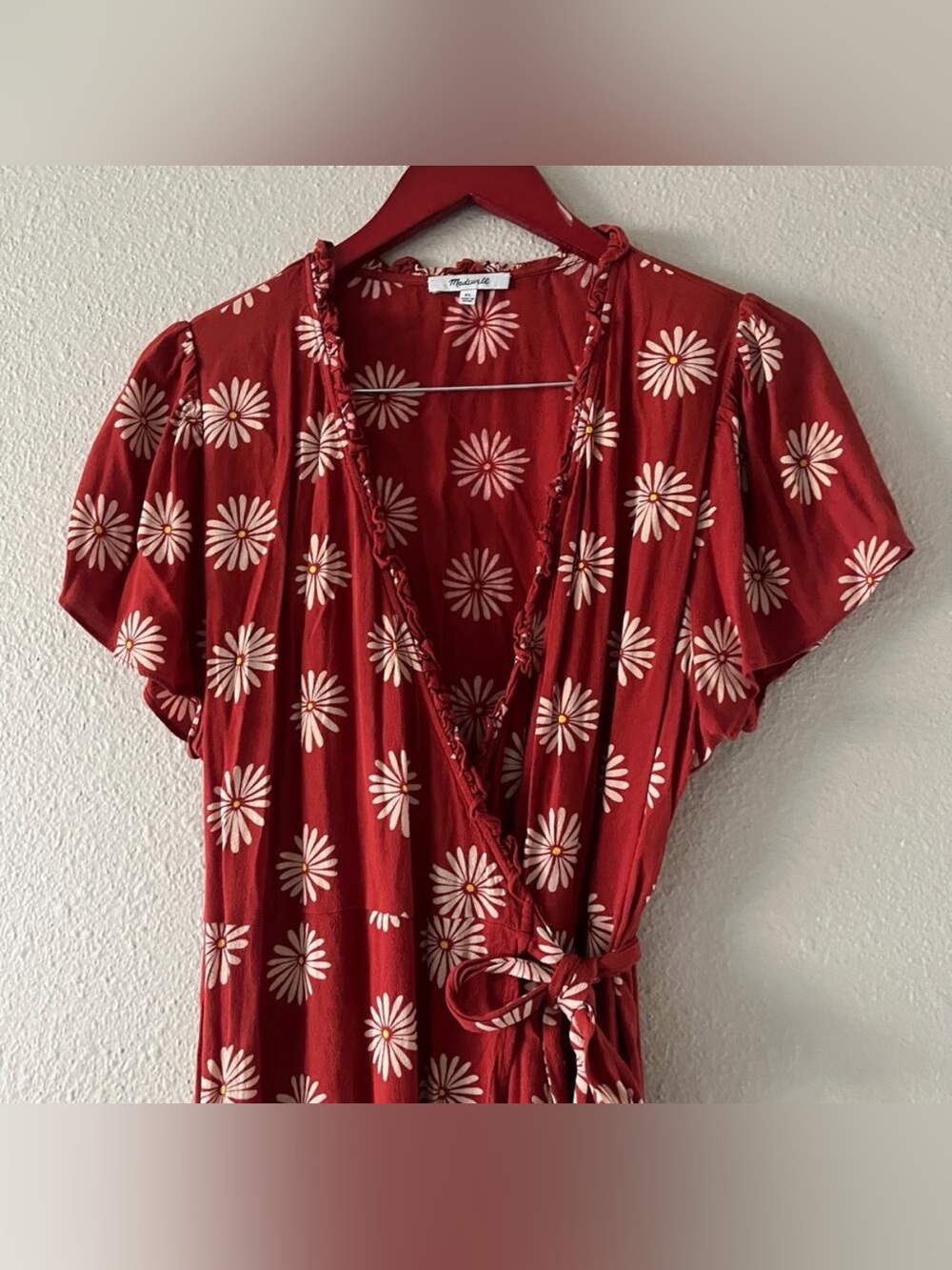 Madewell Wrap Midi Dress - Picture 5 of 7